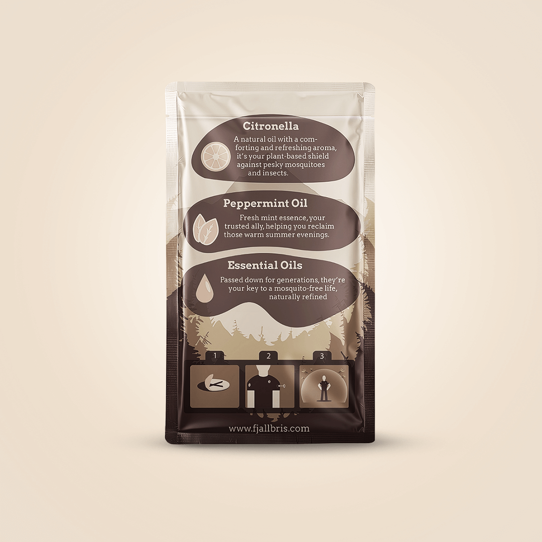 Fjällbris Anti-Mygg & Flått Klistremerker