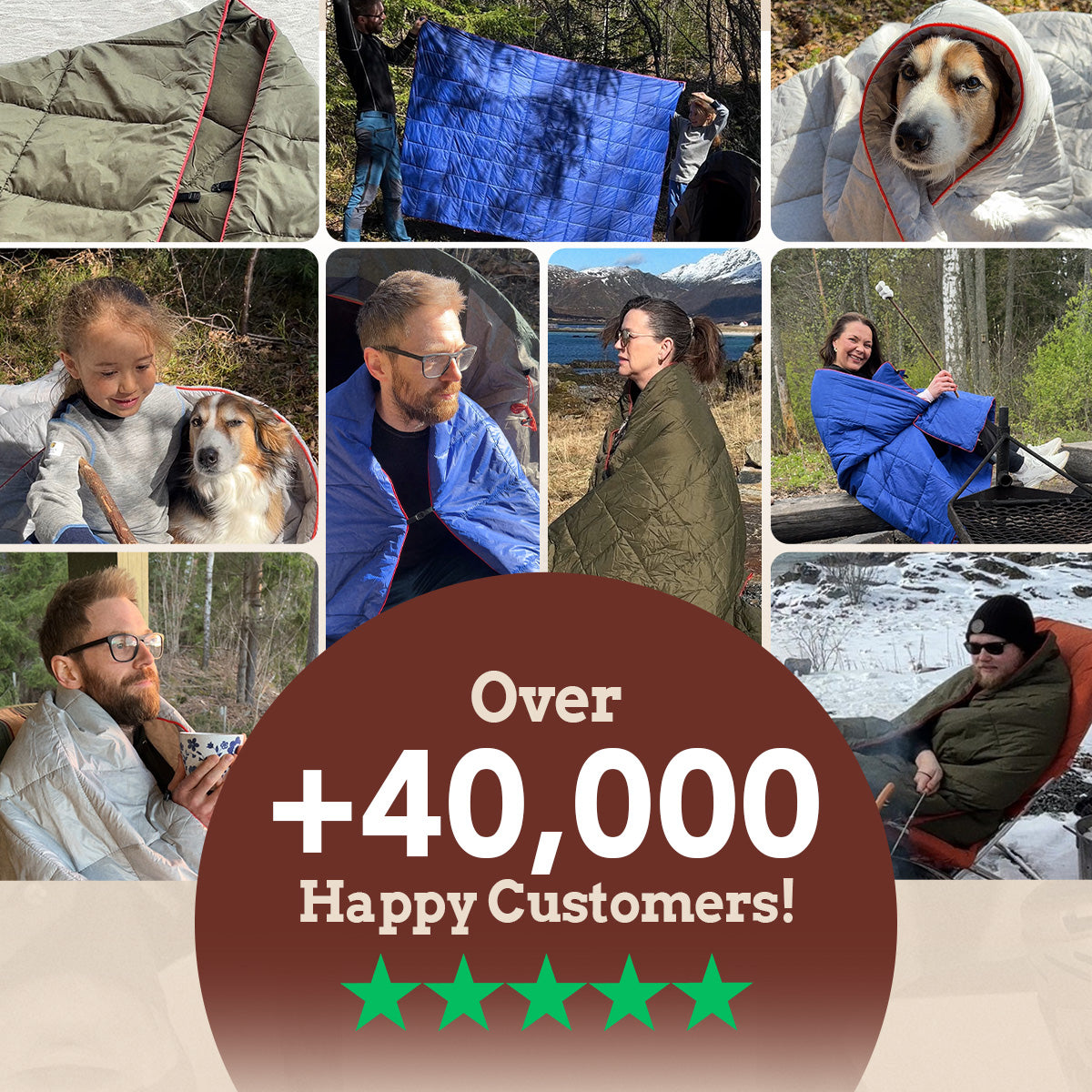 Ultralett Puffer-Teppe